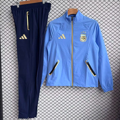 BABY BLUE ARGENTINA WINDBREAKER SET