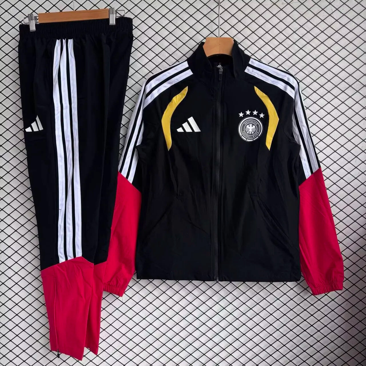 BLACK GERMANY WINDBREAKER SET